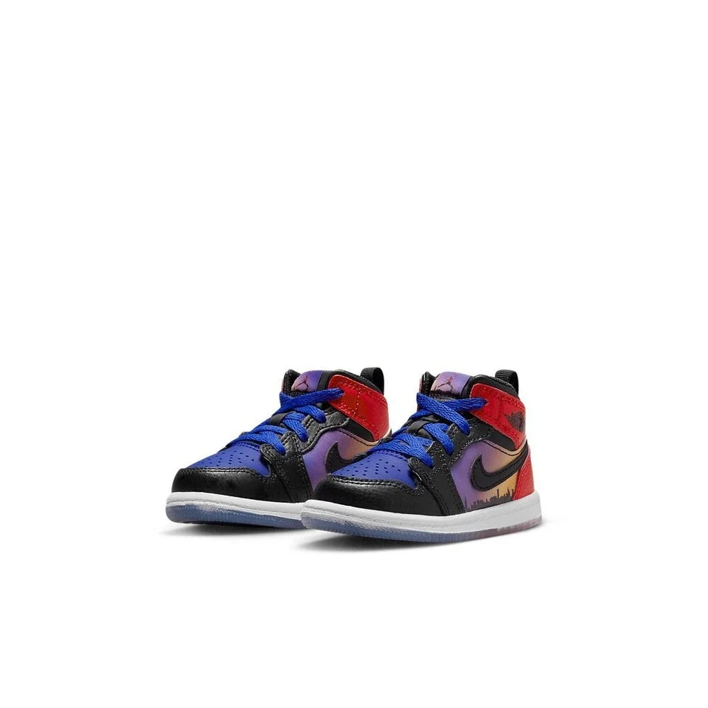 Nike Air Jordan 1 Mid SS DX4377-400 Toddler US 10 Multi Lifestyle Shoes HTAT1306
